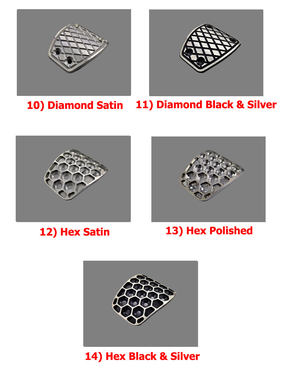 C7 Corvette Billet Racing Pedals | Pedal Covers - Image 4
