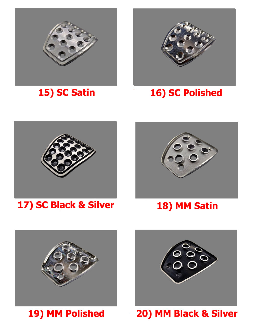 C7 Corvette Billet Racing Pedals | Pedal Covers - Image 5