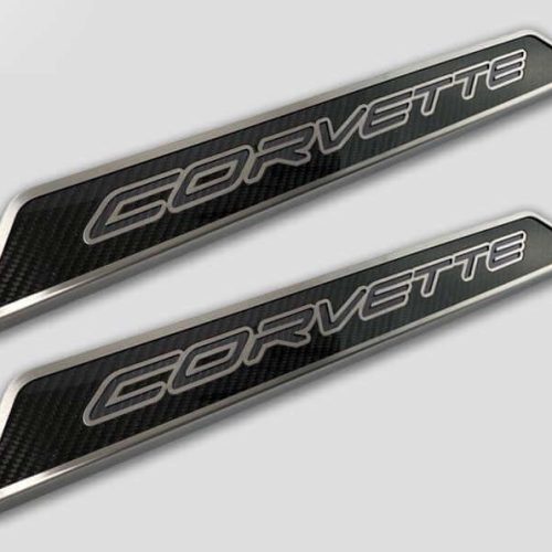 C8 Corvette American Car Craft Door Sills – Corvette Script