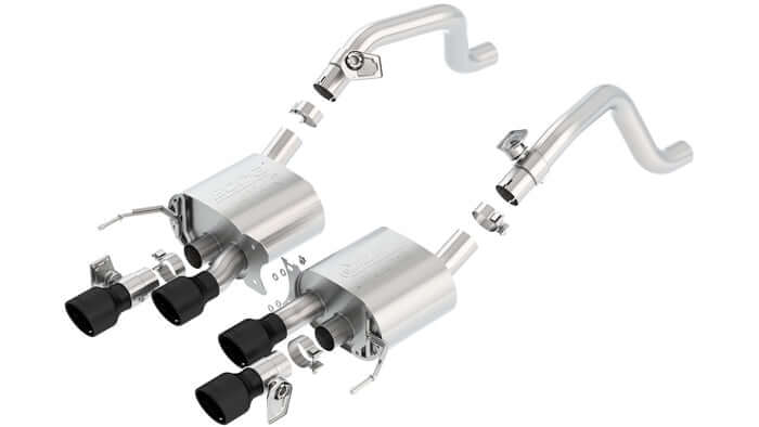 C7 Corvette Grand Sport Borla ATAK 11863CB with Standard Exhaust (2014-2019)