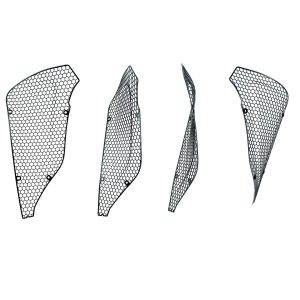 C8 Corvette E-Ray ACS Composite Side Radiator Guards (2024-2026)