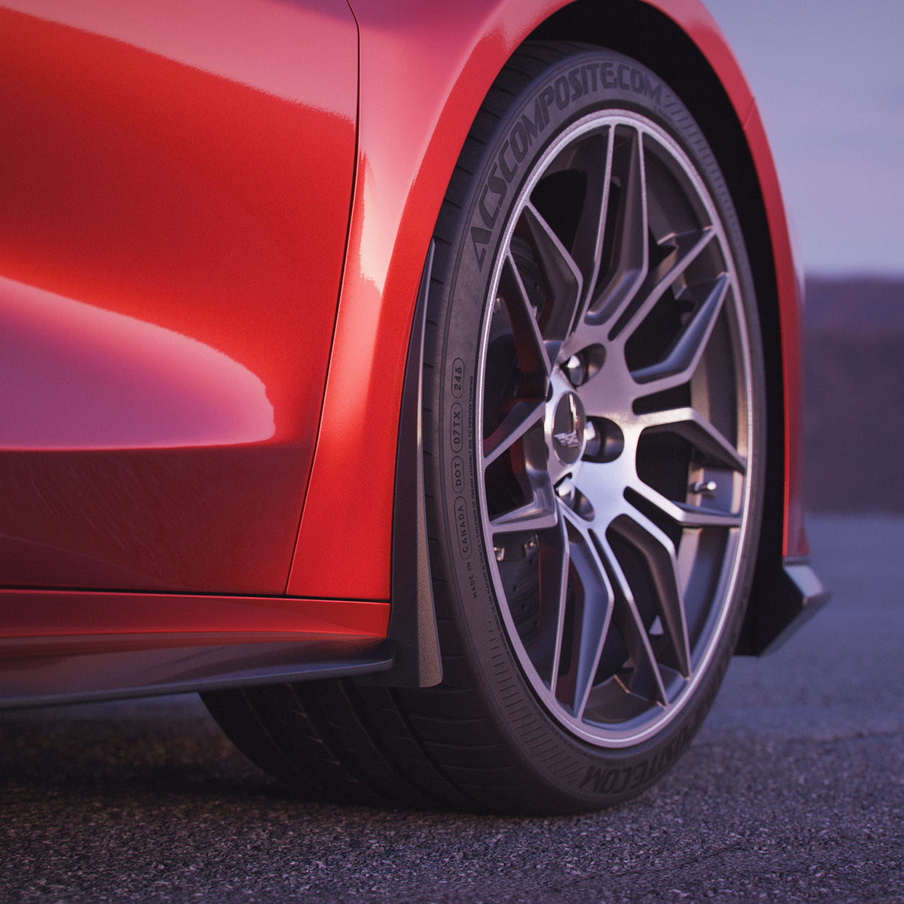 C8 Corvette Z06 ACS Composite Rock Guards (2023-2026) - Image 4