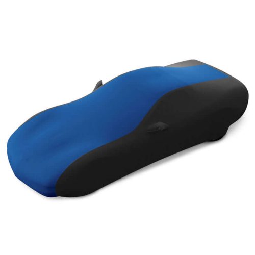 C5 Corvette West Coast Corvette Stretch Satin Car Cover – Blue/Black