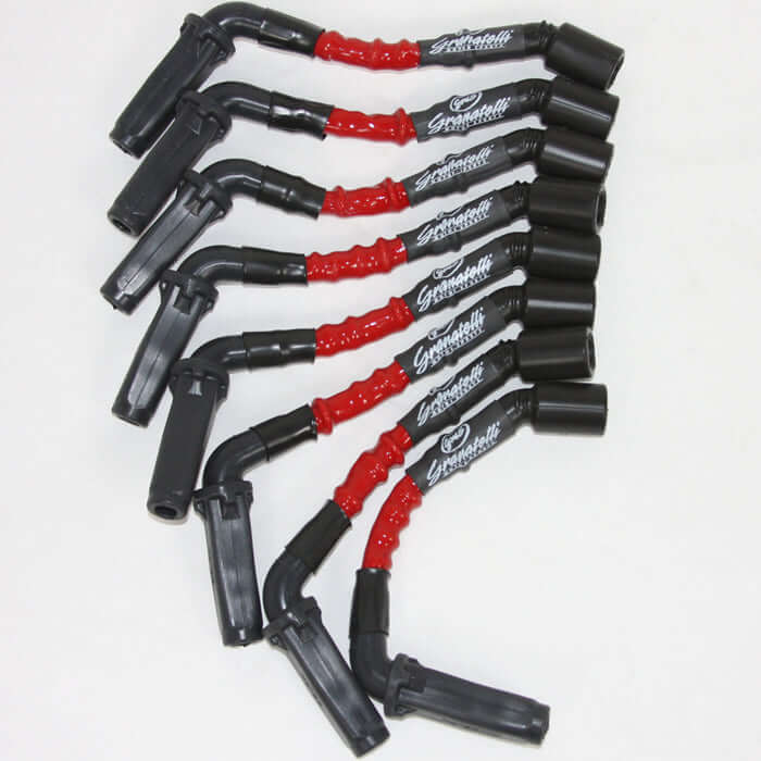 C5 Corvette Granatelli Spark Plug Wires - High Temp Red/Black