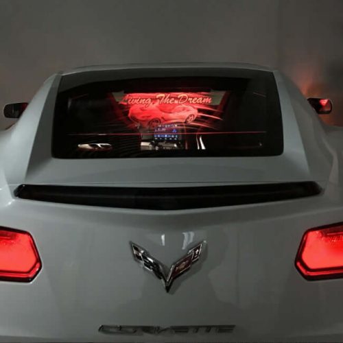 C7 Corvette Windrestrictor WindScreen – Illuminated – Coupe (2014-2019)