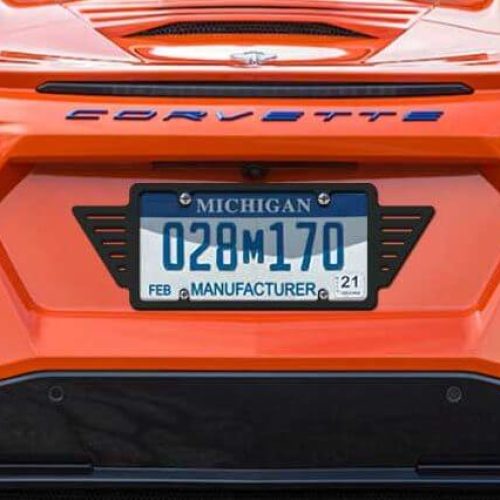 Corvette Sandyeggo Designs License Plate Frame