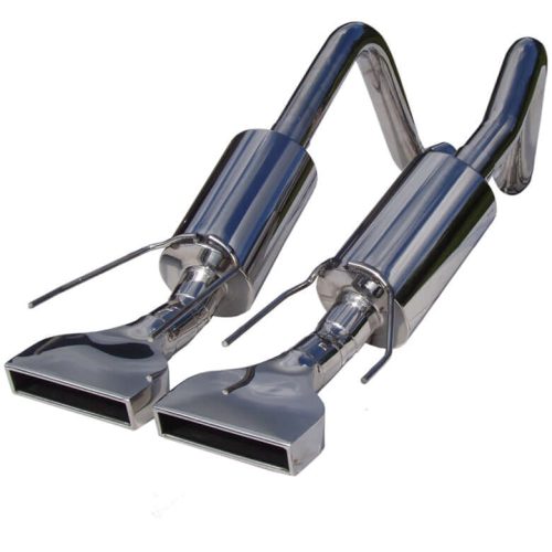 C6 Corvette MBRP Pro Series Axle-Back Exhaust – Rectangular Tips – (2005-2008)