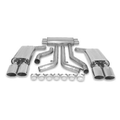 B&B 3" Cat-Back Exhaust System - Quad 4.5" Oval Tips (96 LT1)