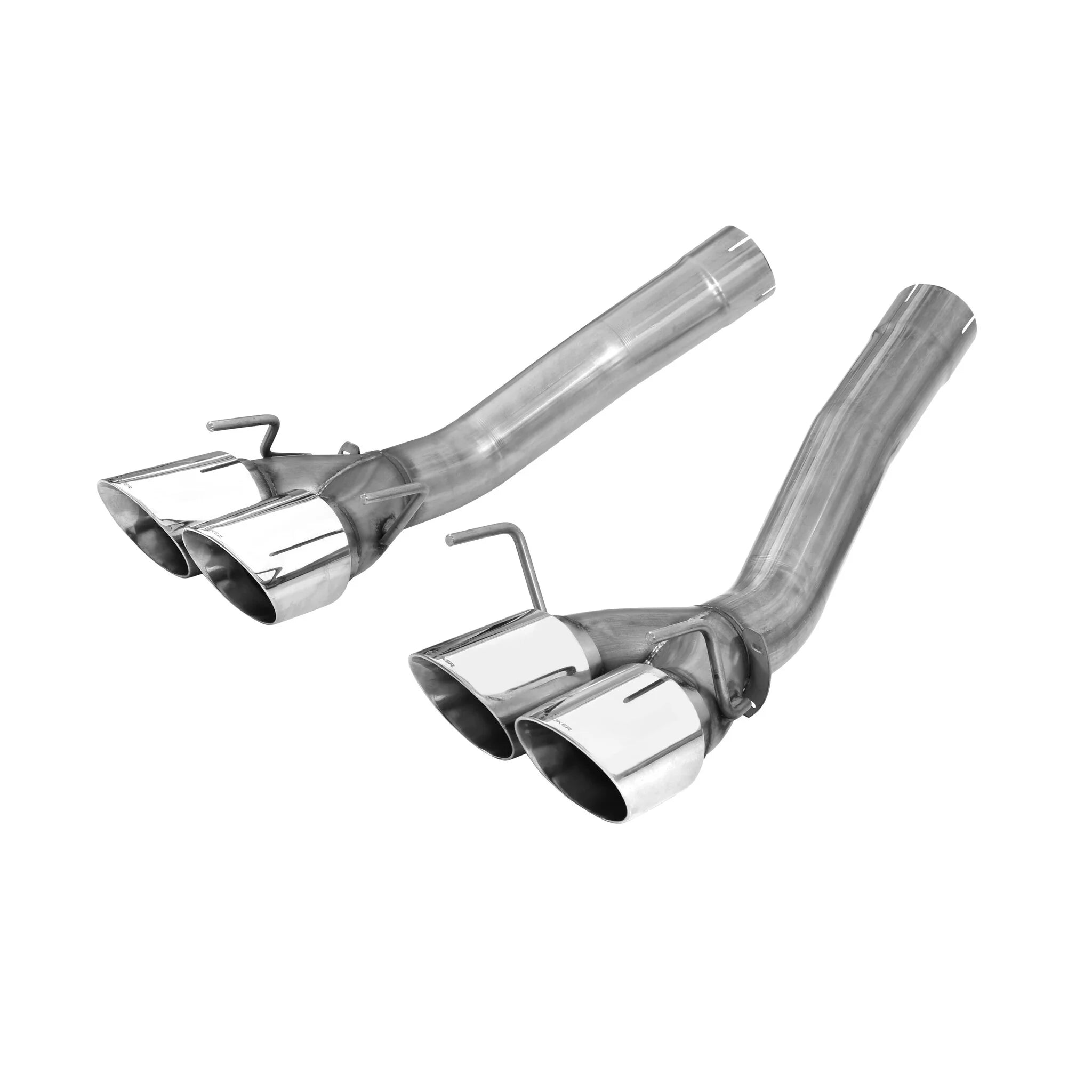 C6 Corvette Hooker BlackHeart Axle Back Exhaust - Straight Pipes - LS2 - Image 2