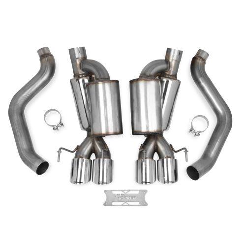 C6 Corvette Hooker BlackHeart Axle Back Exhaust – LS2