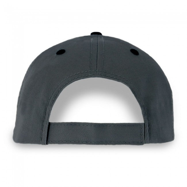 Corvette - Heritage Hat/Cap - Gray/Black - Embroidered : 1984-1996 C4 - Image 2