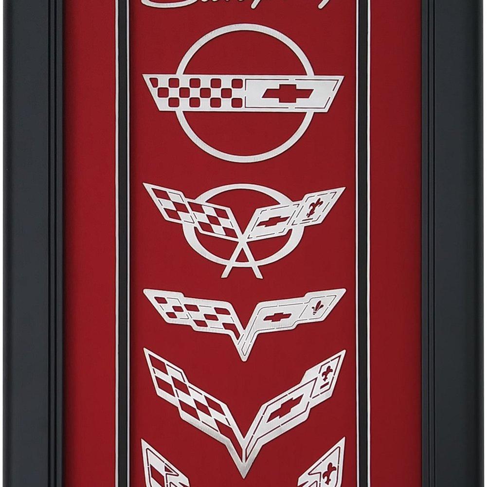 C1-C8 Corvette Emblem Shadow Box - Image 3