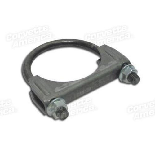 Corvette Exhaust Pipe Clamp. 2.5 Inch Heavy Duty: 1963-1990