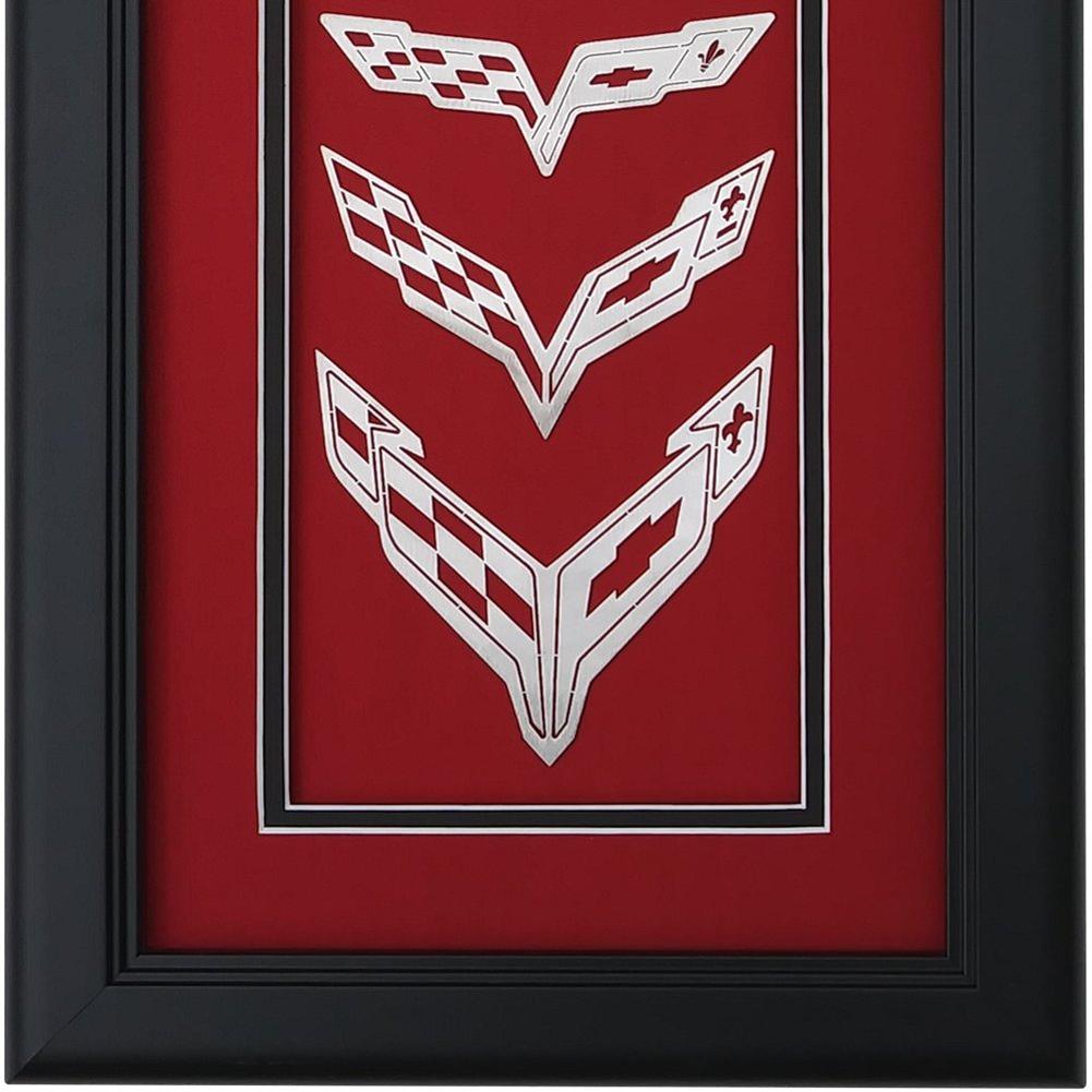 C1-C8 Corvette Emblem Shadow Box - Image 4