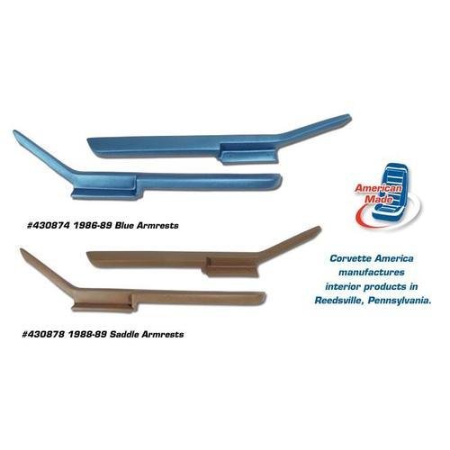 Corvette Armrests. Gray- 1988-1989